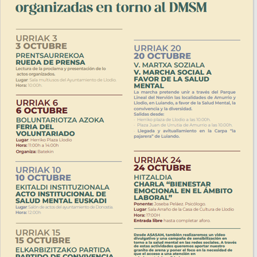 ASASAM: "Bienestar emozional en el ambito laboral" hitzaldia