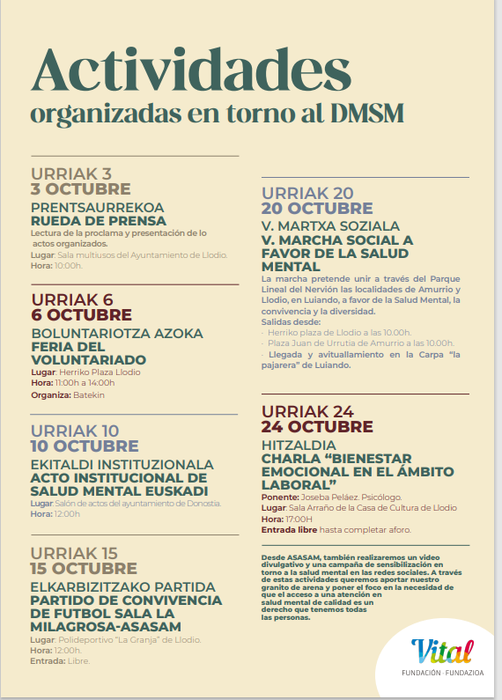 ASASAM: "Bienestar emozional en el ambito laboral" hitzaldia