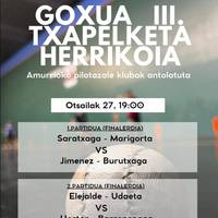 Goxua III. Txapelketa Herrikoia