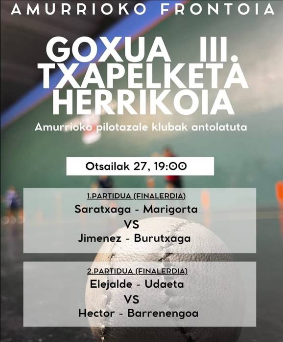 Goxua III. Txapelketa Herrikoia