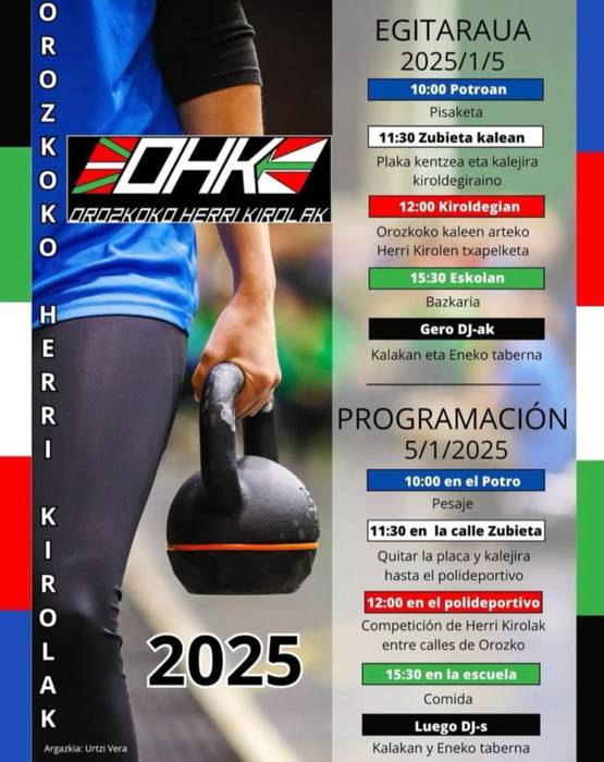 Orozkoko herri kirolak