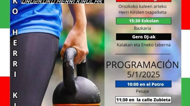 Orozkoko herri kirolak