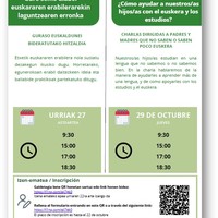 Euskarari buruzko hitzaldi telematikoak