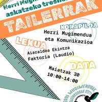 Herri Mugimenduen korapikoak askatzeko treseni buruzko tailerrak