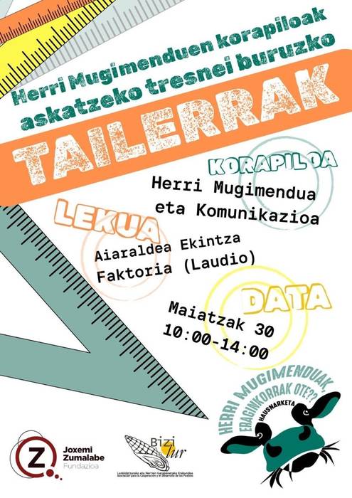 Herri Mugimenduen korapikoak askatzeko treseni buruzko tailerrak