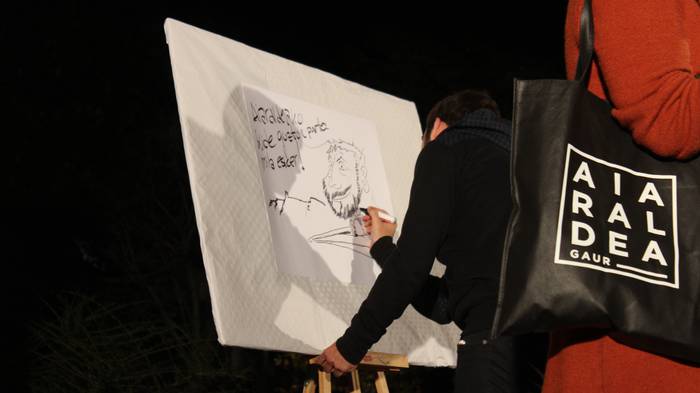 Alfredo Remirezen aldeko manifestazioa