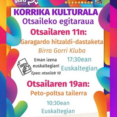 Korrika kulturala: Peto-poltsa tailerra