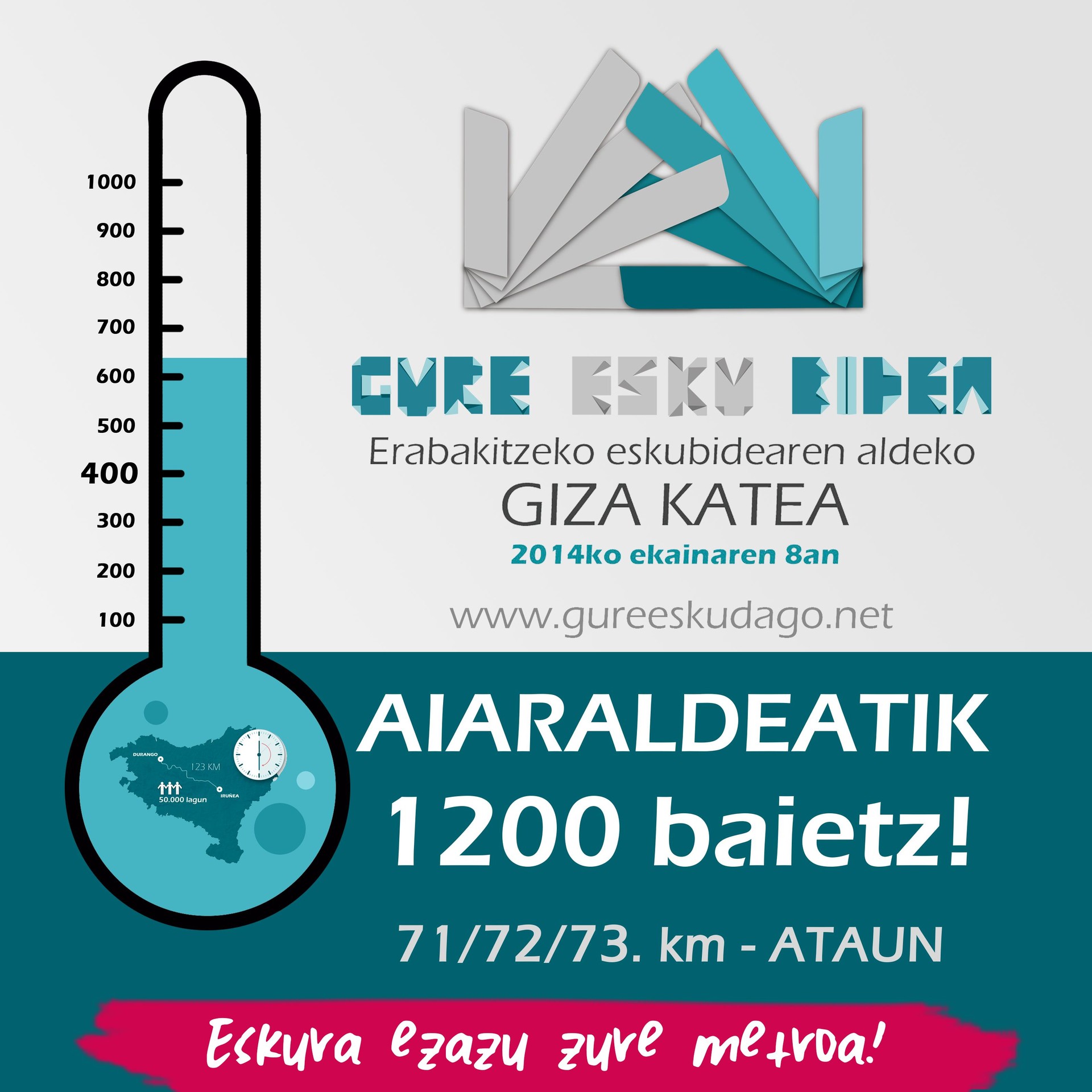 Hilabete falta da Gizakaterako, eta zu bazatoz?