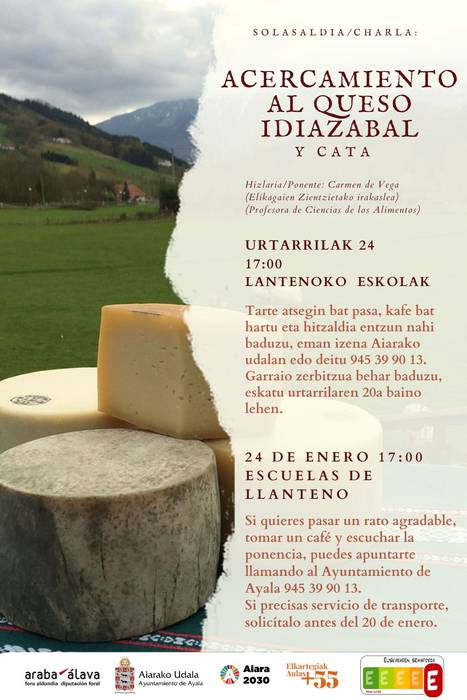 Idiazabal gaztari buruzko solasaldia
