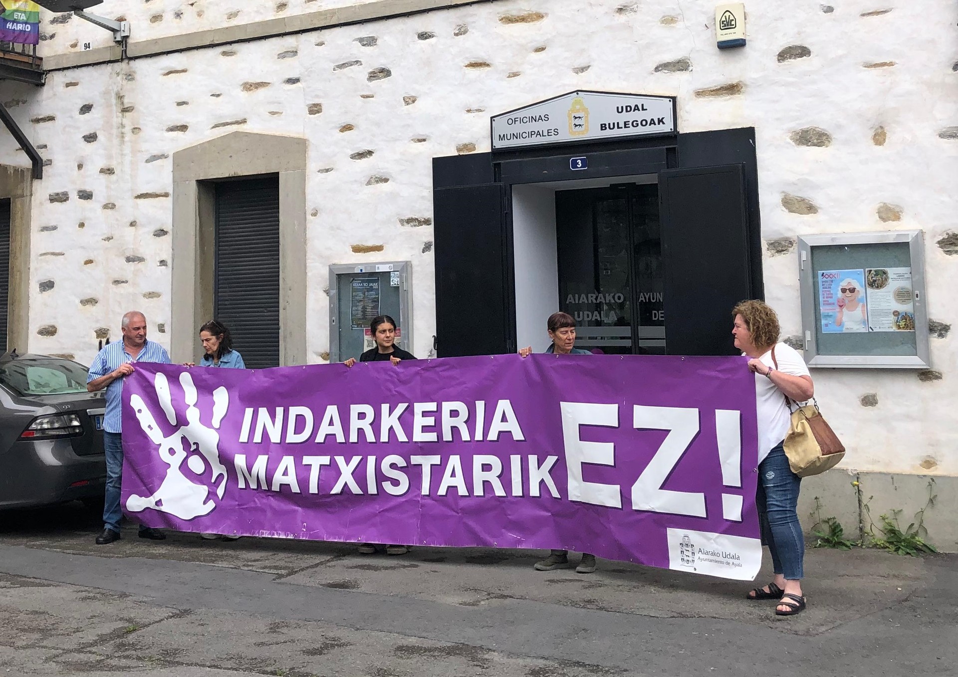 Indarkeria matxista salatu dute gaur Aiaran, Zizur Nagusian 78 urteko emakume bat hil ondoren