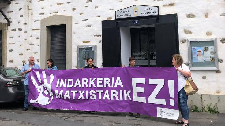 Indarkeria matxista salatu dute gaur Aiaran, Zizur Nagusian 78 urteko emakume bat hil ondoren