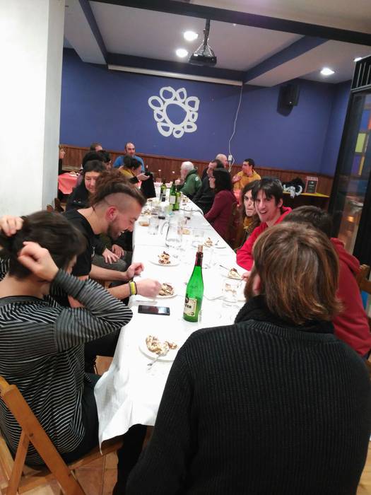 Laudioko bertso saioa argazkitan