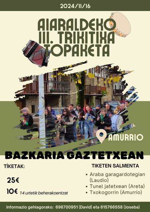 Aiaraldeko III. Trikitixa Topaketa