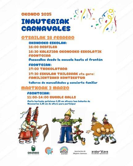 Okondoko Eskolako Inauterietako kalejira