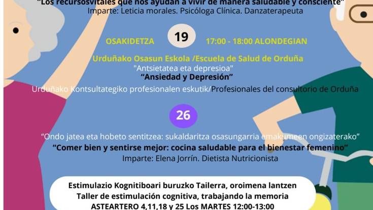 "Ondo jatea eta hobeto sentitzea: sukaldaritza osasungarria emakumeen ongizaterako"