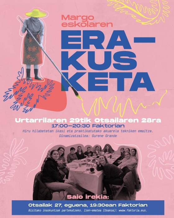 Margo Eskolako saio irekia