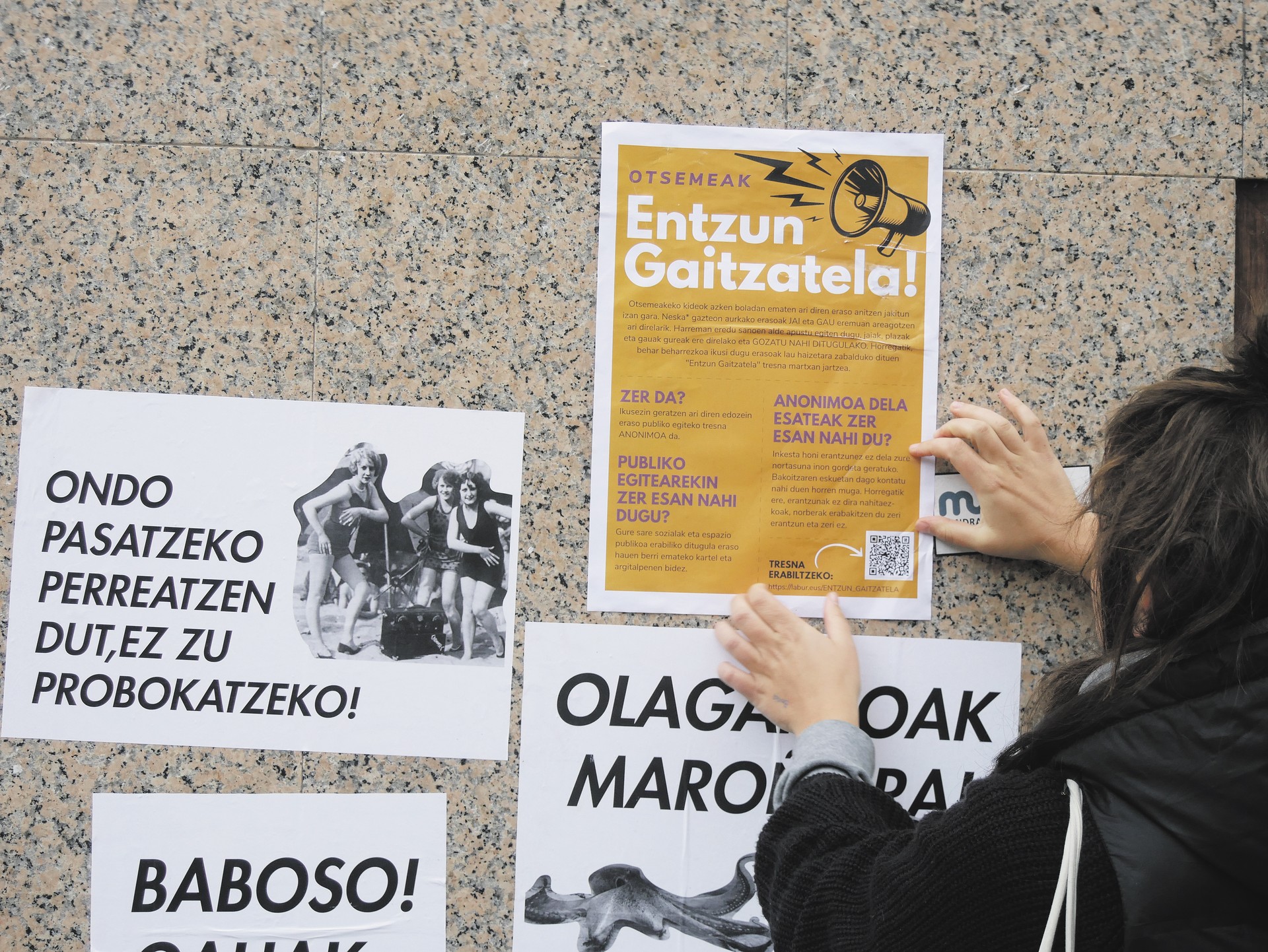 Eraso matxista eta arrazista bat salatu dute Luiaondoko Jaietan