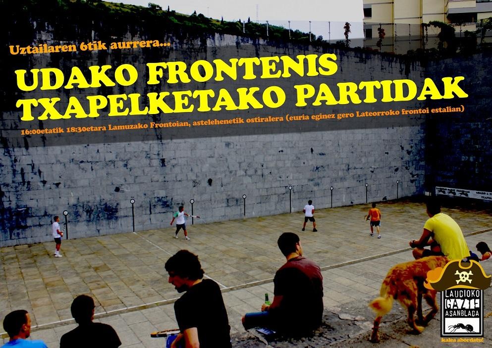 Gaur hasten da udako frontenis txapelketa!