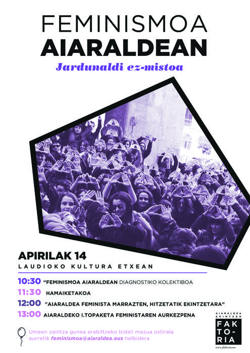 "Feminismoa Aiaraldean" jardunaldia