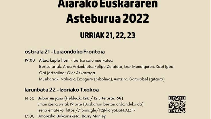 Aiarako Euskararen Asteburua