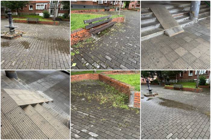 EAJk aurrerapausoak exijitu ditu Jesus Guridi plazaren berritzean