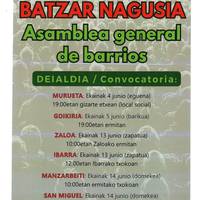Auzoetako batzar nagusia: Zaloa