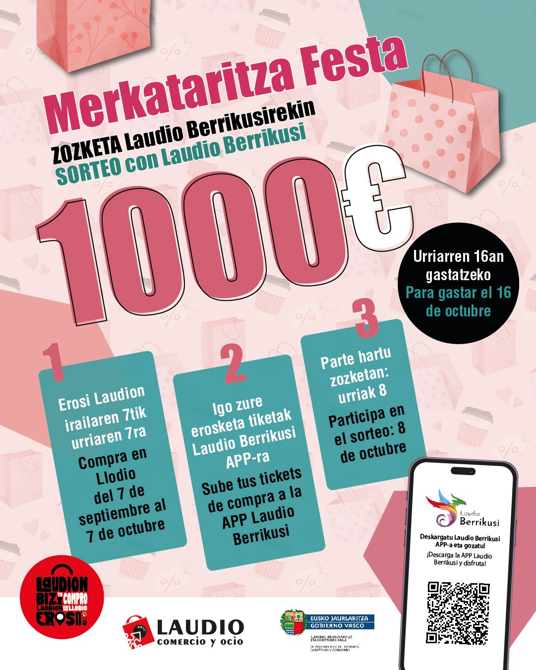 Merkataritza festa, Laudio Berrikusi Zozketa