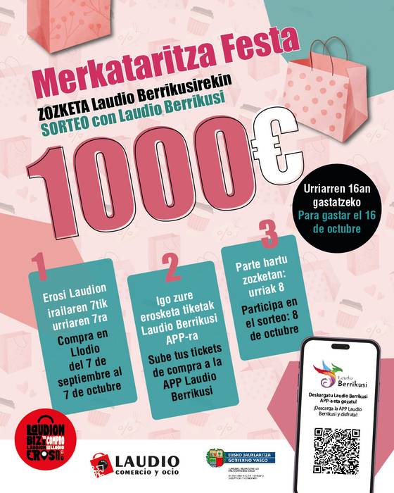 Merkataritza festa, Laudio Berrikusi Zozketa