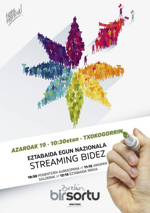 Eztabaida nazionalaren jarraipena streaming bidez