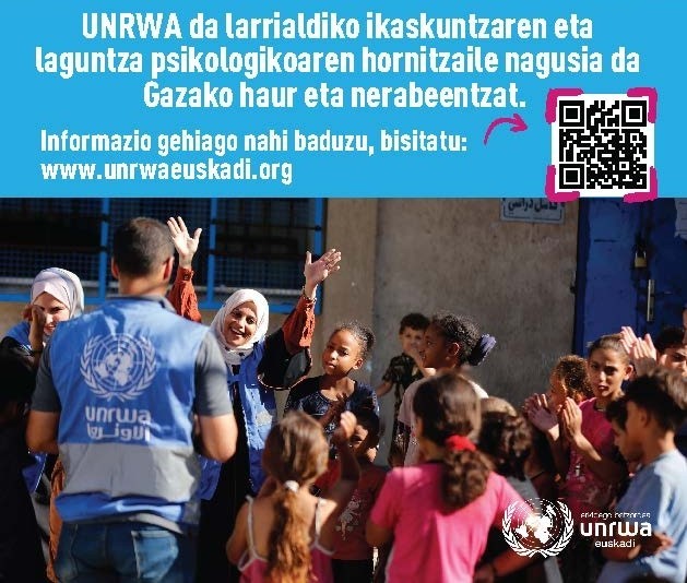 Laudio Ikastolako DBH2ko ikasleek Palestinaren aldeko diru bilketa abiatu dute