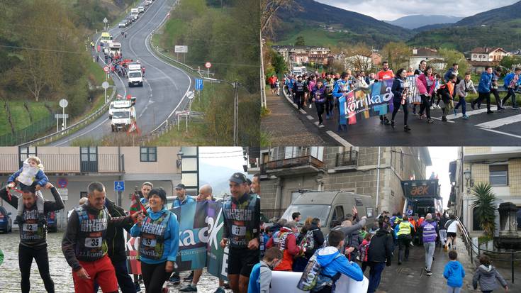 Artziniegako Korrikako kilometroak Bizkaira heldu ziren, Burgos zeharkatuta