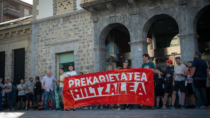 Lan heriotzak ez normalizatzeko deia zabaldu du Aiaraldeko Greba Batzordeak