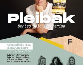 'Pleibak' bertso saio literario musikatua