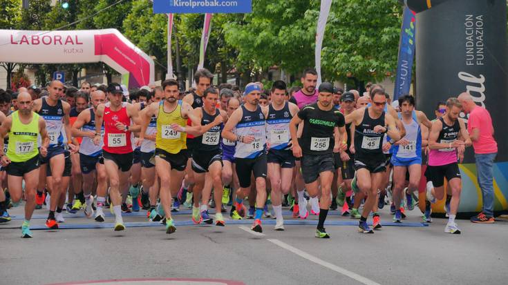 Ehunka kirolari elkartu ditu 10K herri lasterketaren lehenengo edizioak