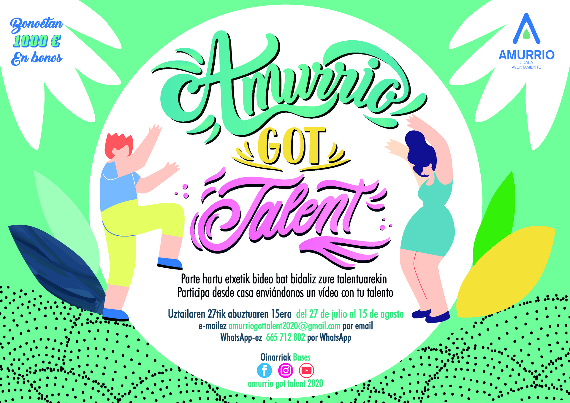 Amurrio got Talent-ek euren talentu bereziak erakustera animatzen ditu amurrioarrak