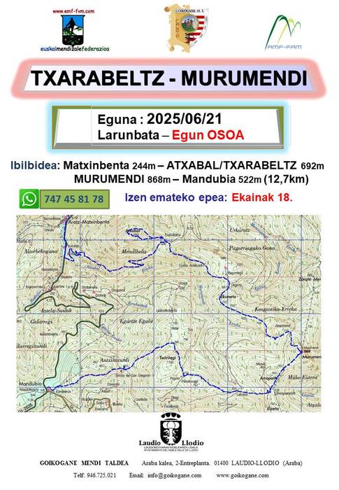 Txarabeltz-Murumendi txangoa