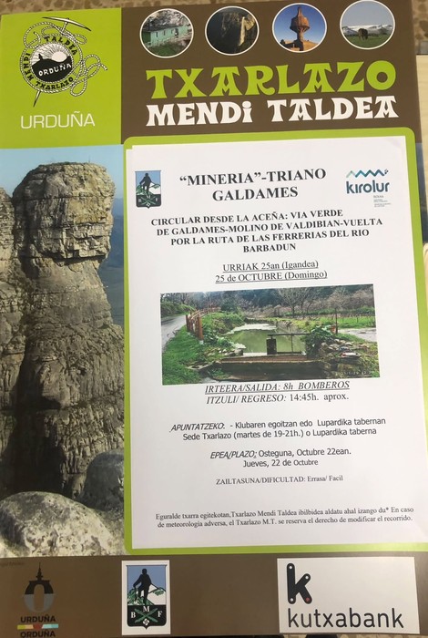 Mendi irteera: Mineria-Triano Galdames