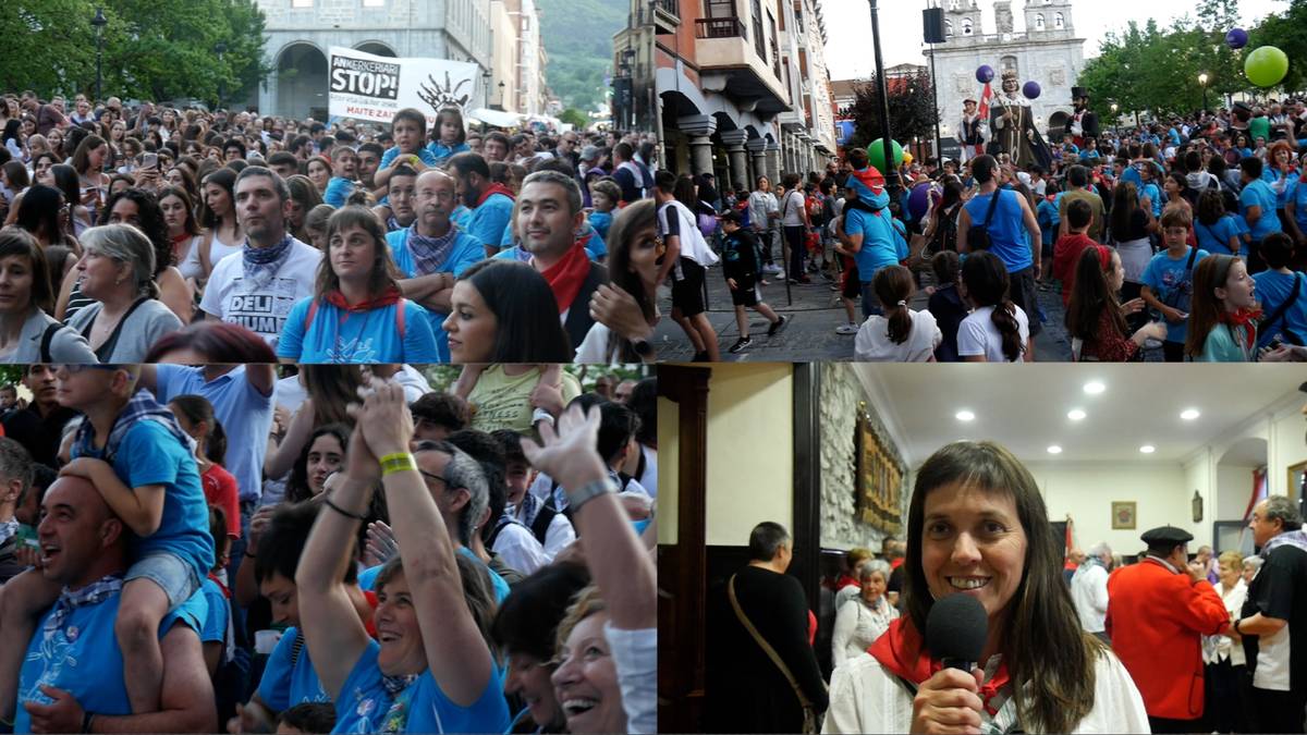 Piztu da festa giroa Urduñako Otxomaio jaietan