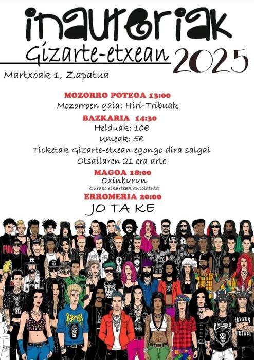 Inauteriak Arrankudiagako Gizarte Etxean