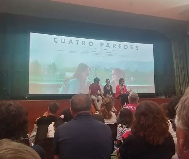 'Cuatro paredes' filma aurkeztu du Ibon Cormenzanak Urduñan