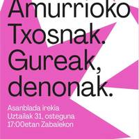 'Amurrioko Txosnak, gureak, denonak' bilera irekia