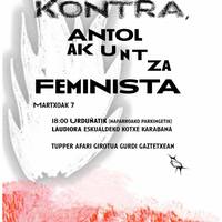 Aiaraldeko Gazte Feministen kotxe karabana eta afaria