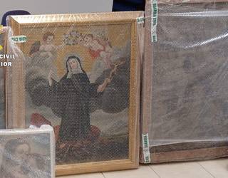 Urduñako bi moja klaratar atxilotu eta salatu ditu Guardia Zibilak, ustez artelanak lapurtu eta saltzeagatik