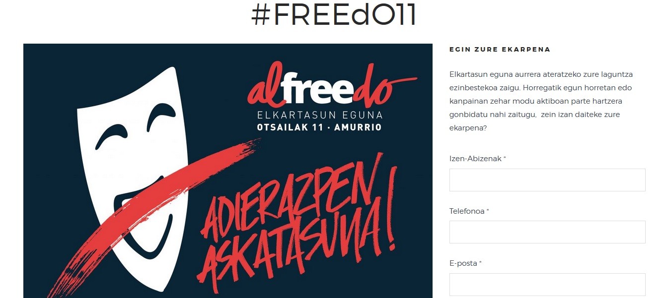 Alfredo Remirez babesteko webgunea sortu dute: “Alfreedo.info”