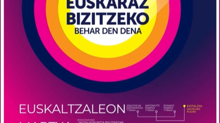 Euskaltzaleon martxara joateko autobusa