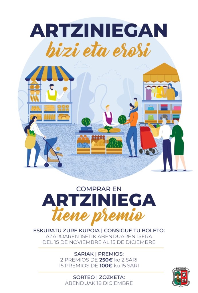 Artziniegan Bizi eta Erosi kanpaina abian!