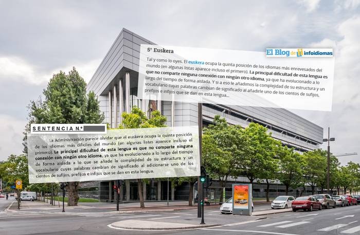 Euskara zaila dela argudiatu zuen epaileak blog batetik "copy-paste" egin zuen