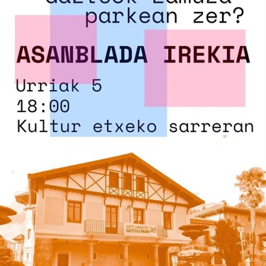 "Gazteok Lamuza parkean zer?" asanblada irekia