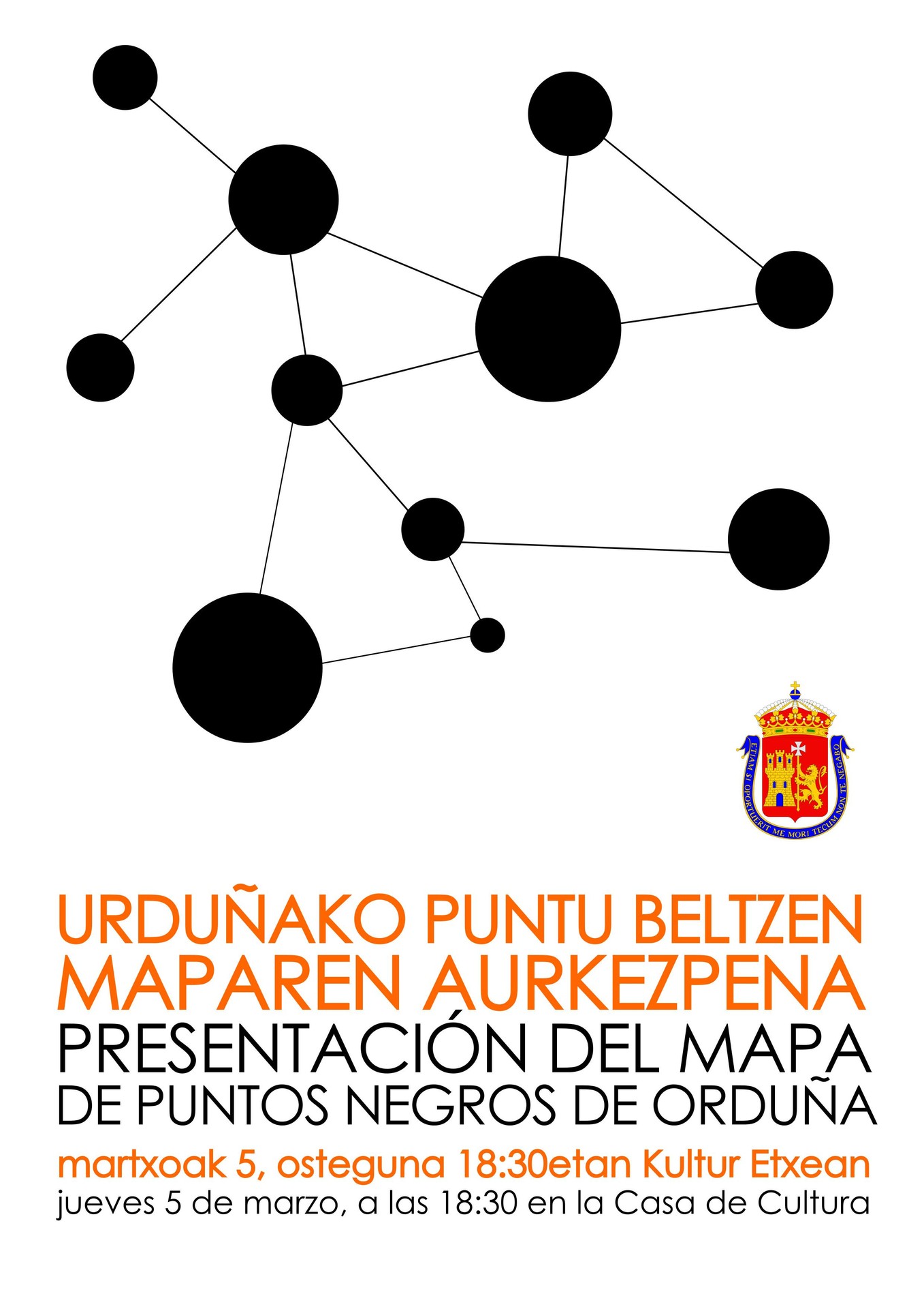 Urduñako puntu beltzen maparen aurkezpena