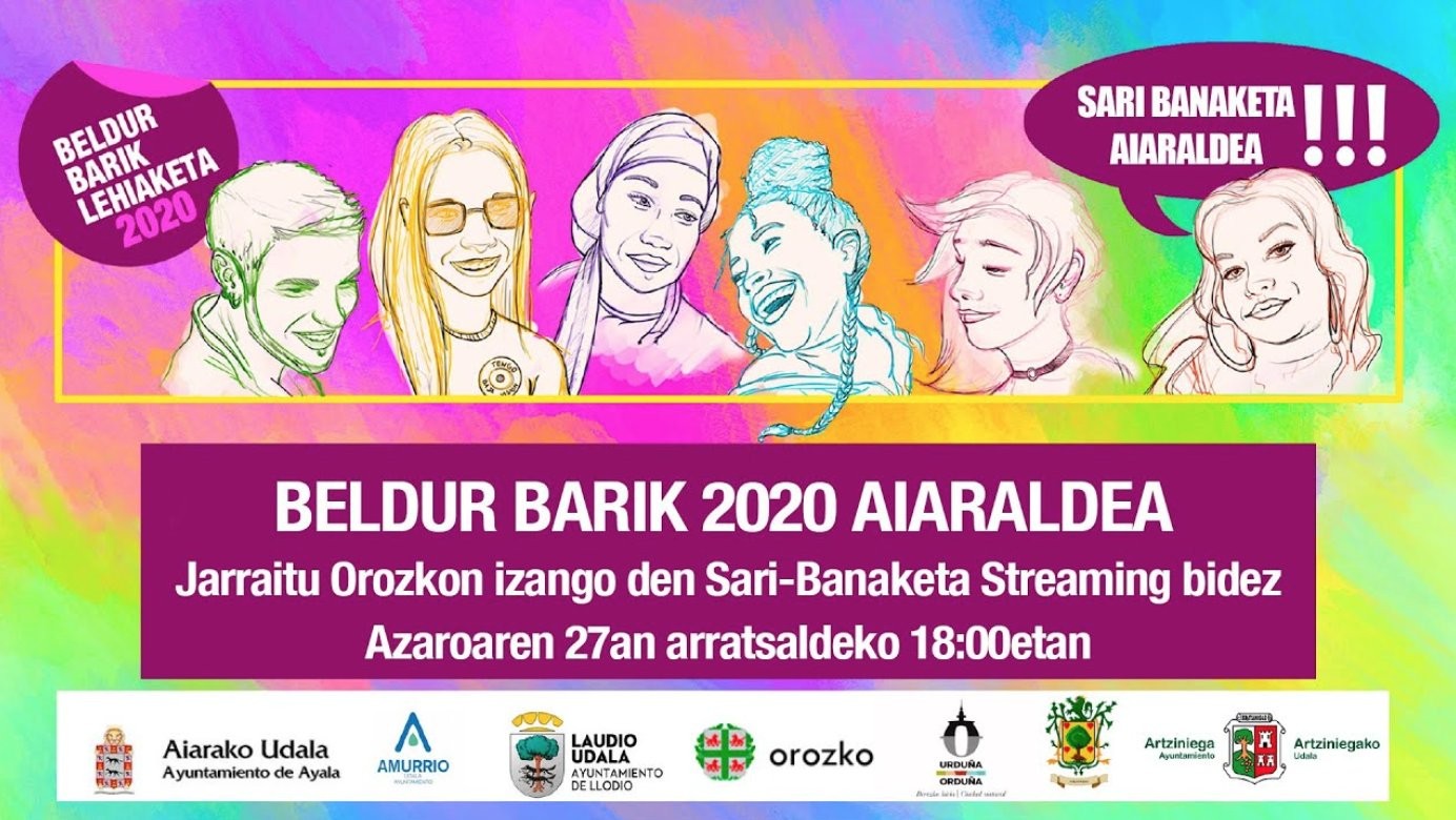 Beldur Barik Jarrera! eskualdeko lehiaketaren proposamen irabazleak
